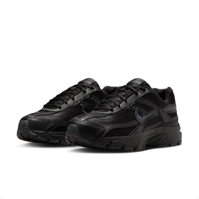 Nike All-Black Low-Top Sneakers with Chunky Sculpted Sole