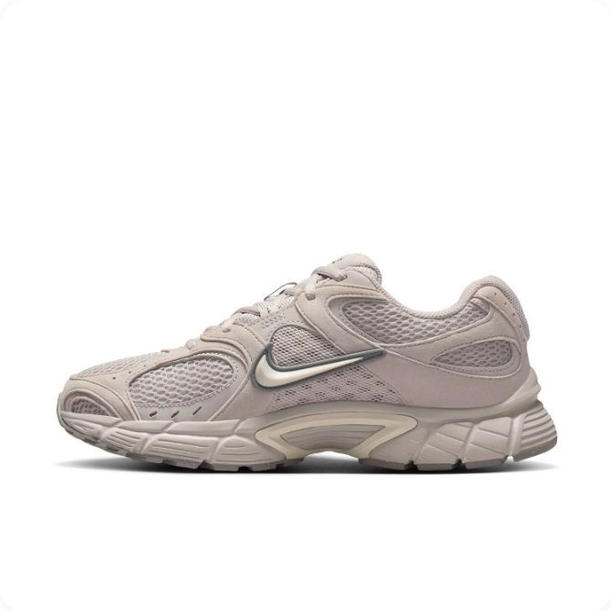 Nike Light Taupe Mesh Retro Low-Top Sneakers