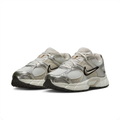 Nike Metallic Silver & Cream Mesh Retro Sneakers