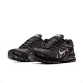 Nike Black & Silver Mesh Sneakers with Visible Air Heel