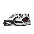 Nike Air Monarch Black & White Sneakers with Red Accents