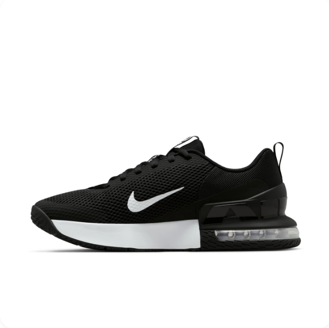 Nike Air Max Black & White Mesh Low-Top Sneakers