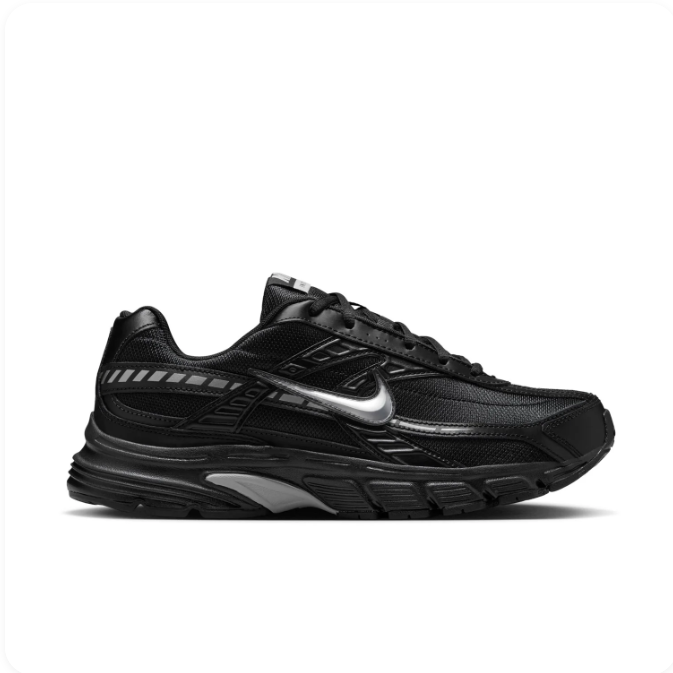 Nike Initiator Black & Silver Retro Mesh Sneakers