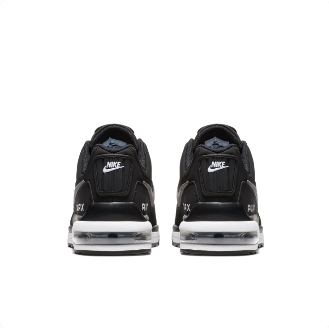 Nike Air Max Black & Grey Sneakers with White Midsole
