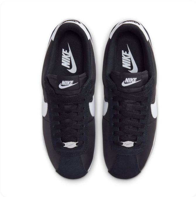 Nike Black & White Retro Low-Top Sneakers
