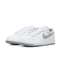 Nike White & Grey Low-Top Sneakers with Oversized Heel Branding