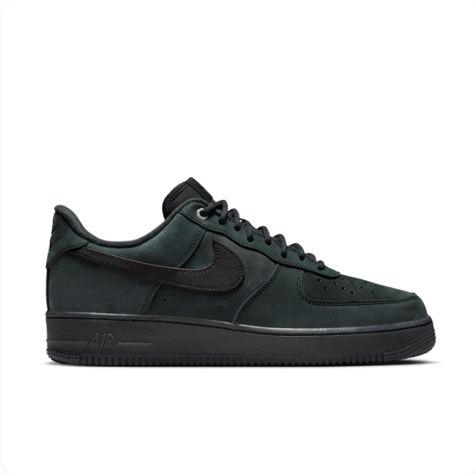 Nike Dark Green & Black Low-Top Sneakers