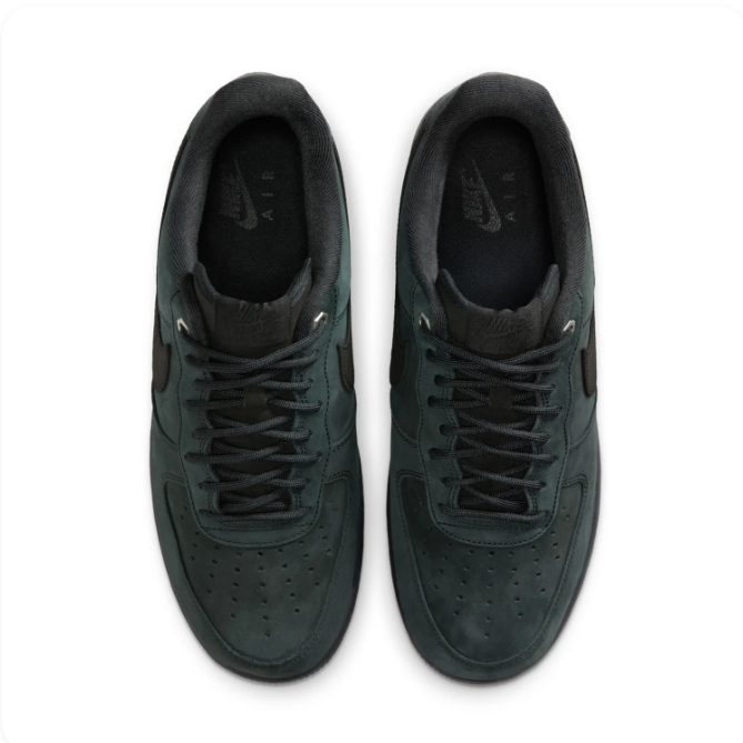 Nike Dark Green & Black Low-Top Sneakers