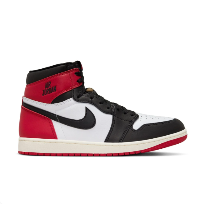 Air Jordan Red, Black & White High-Top Sneakers
