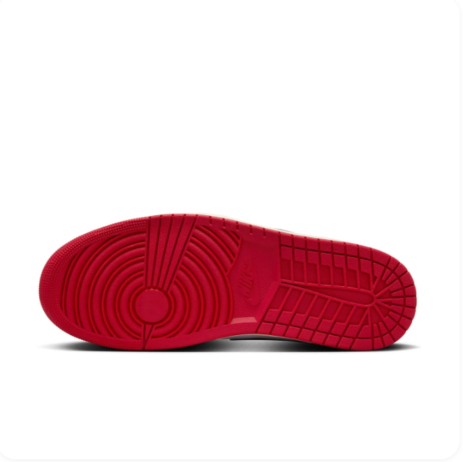 Air Jordan Red, Black & White High-Top Sneakers