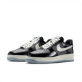 Nike Black & Grey Low-Top Sneakers with Icy Blue Outsole