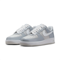 Nike Air Force 1 Light Grey & White Low-Top Sneakers