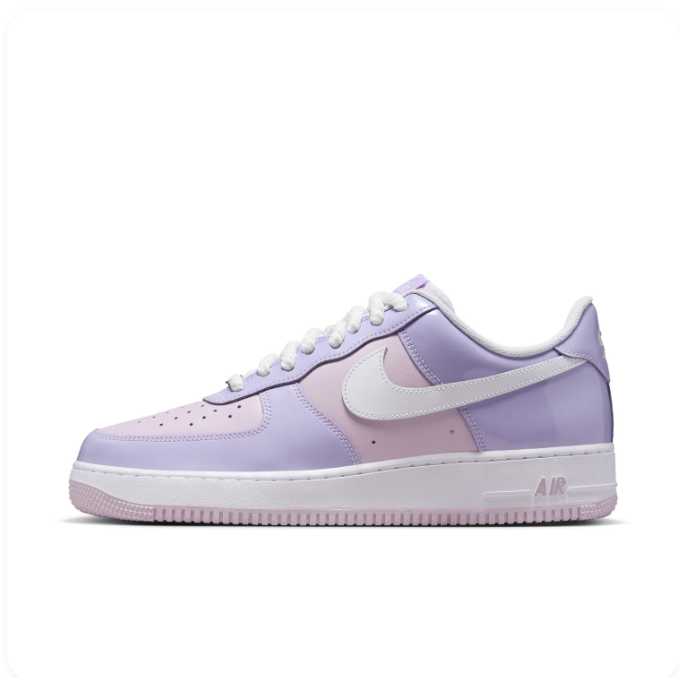 Nike Lavender & Pink Low-Top Sneakers with White Swoosh