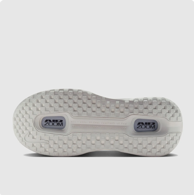 Nike Light Grey Sneakers with Dark Swoosh & Sculpted Air Sole