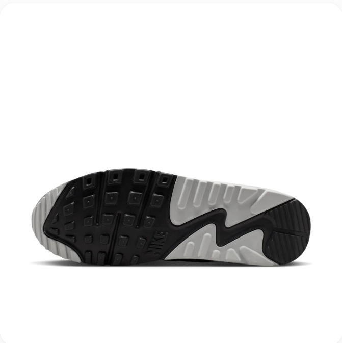 Nike Air Black & Grey Low-Top Sneakers with Visible Heel Air Unit