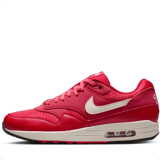 Nike Red Low-Top Sneakers with Cream Swoosh & “Viva Tejas” Heel Embroidery