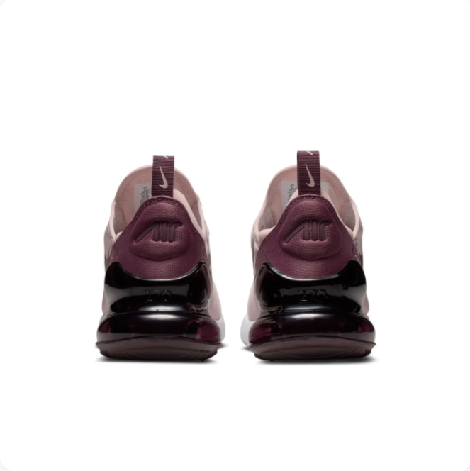 Nike Air Max 270 Blush Pink & Burgundy Low-Top Sneakers