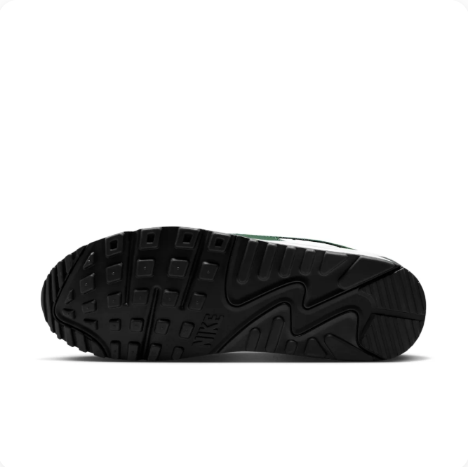 Nike Air Dark Green & Black Low-Top Sneakers with White Accents