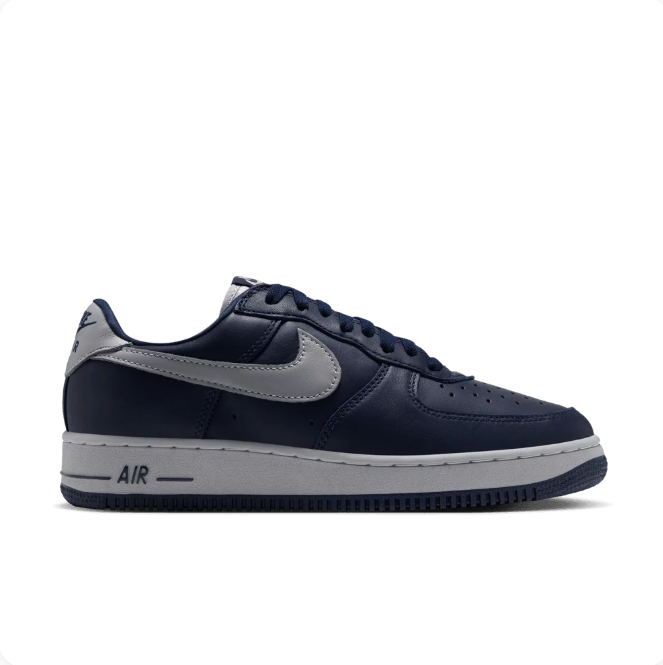 Nike Air Force 1 Navy & Light Grey Low-Top Sneakers