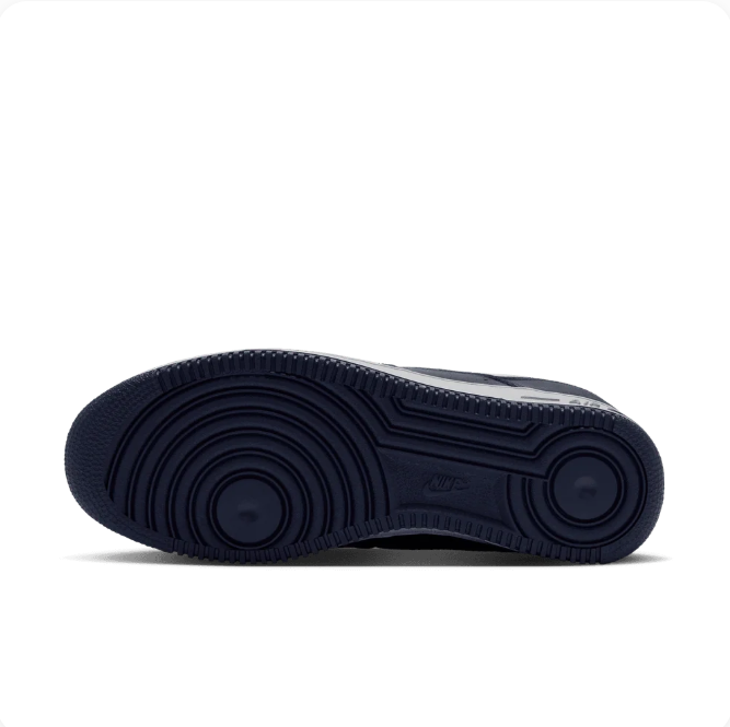 Nike Air Force 1 Navy & Light Grey Low-Top Sneakers